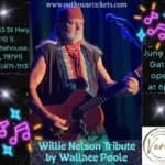 Image of Willie Nelson tribute Artist by Wallace Poole