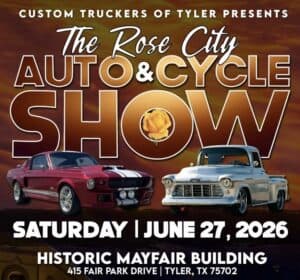 poster announcing the Rose City Auto & Cycle Show June 27 at the Mayfair Bulding