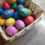 Easter Eggs in a Basket