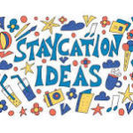 mural of staycation pictures
