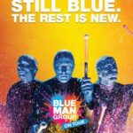 3 Blue men for act at Cowan Center