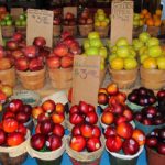 fruit in baskets