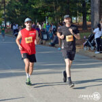 2 men running