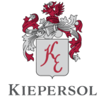 Logo for Kiepersol Estates in burgandy and grey