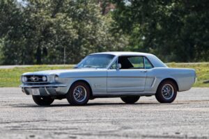 1965 Ford Mustang light blue